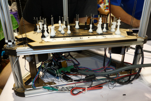 Chess robot built from a 3D printer