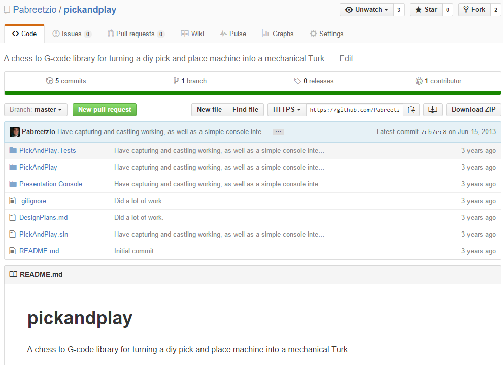Pick and Play repository screenshot