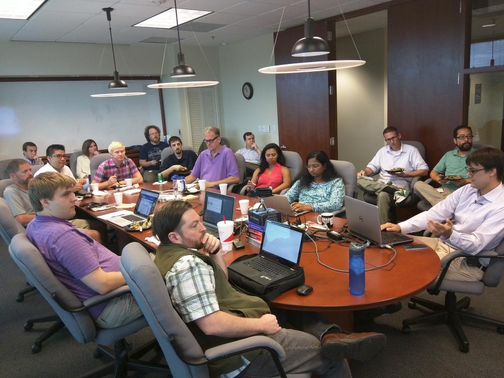 Xamarin Lunch and Learn presentation photo